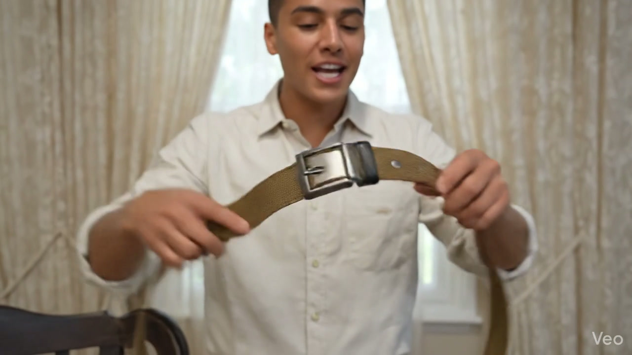 Gomaya Cow Dung Fabric Men's Auto-Lock Belt