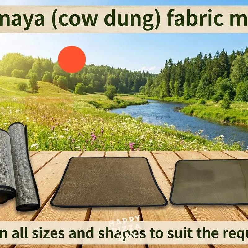 Gomaya Cow Dung Fabric Foot Mats image 8